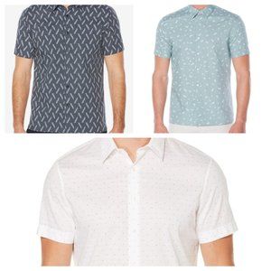 Mens Big and Tall Perry Ellis 4X (3) Short Sleeve Shirt Bundle
